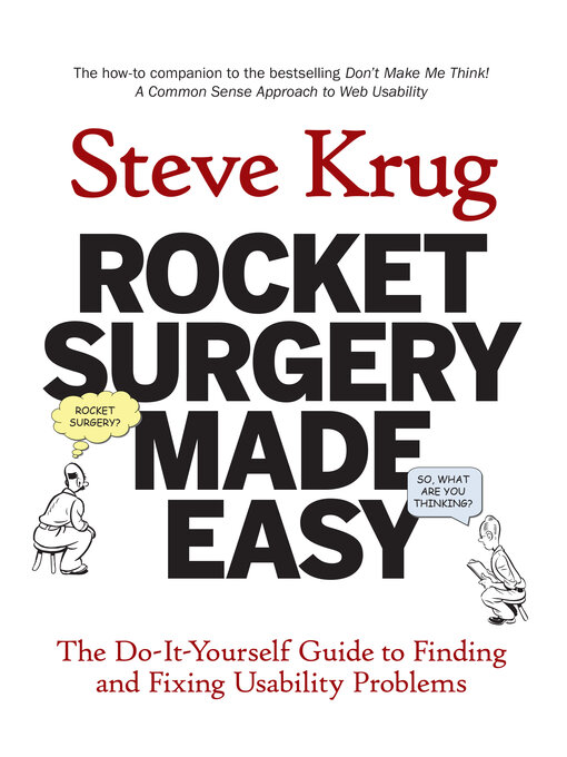 Title details for Rocket Surgery Made Easy by Steve Krug - Wait list